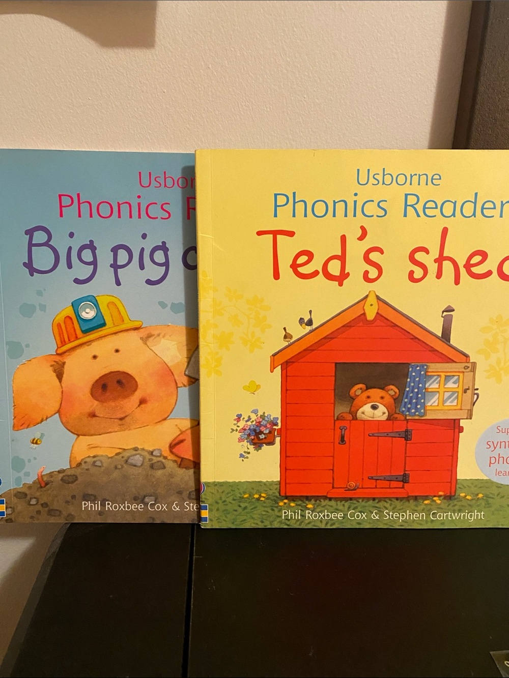 Usborne Phonics Readers Books Big Pig & Ted’s Shed
